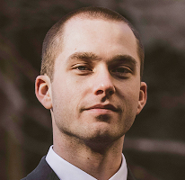 Analista de trading e especialista em mercado cripto Thomas Whitfield, retrato